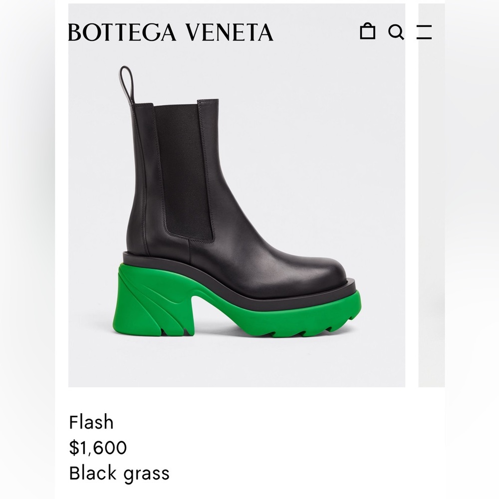 GREEN PLATFORM BOOTS - Picture 5 of 5